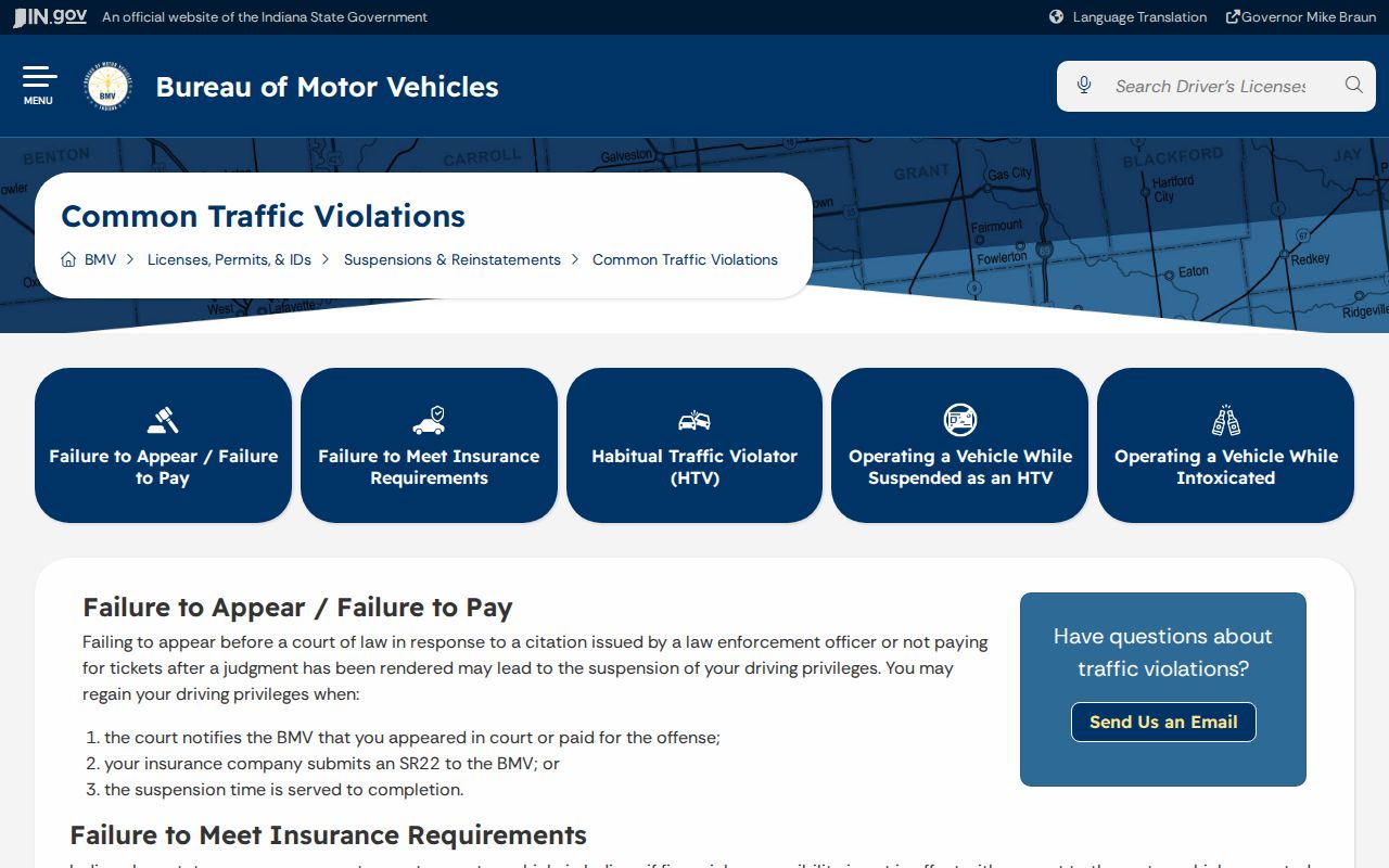 Cass County traffic warrant failure-to-appear and payment process
